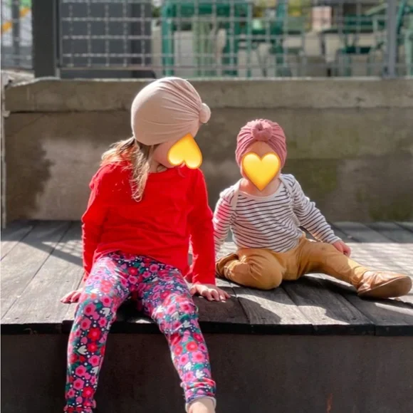 Knot Baby Headwrap Turban Bundle of 2 Toddler Size - Picture 5 of 5